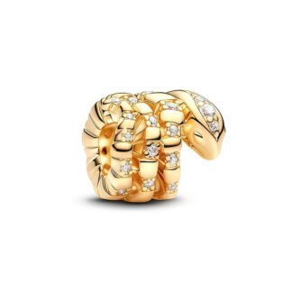 Silver Golden Geometric Ornate Snake Charm