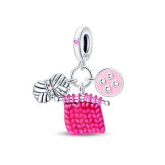 Knitting Set Charm
