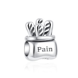Silver Breads Jar of Pain Bakery Charm