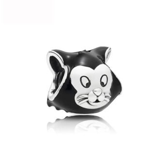 Silver Figaro Cat Pinocchio Disney Charm