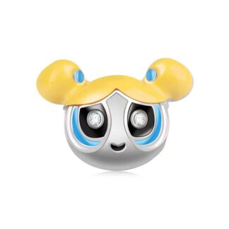 Silver Head Bubbles The Powerpuff Girl Cartoon Network Charm