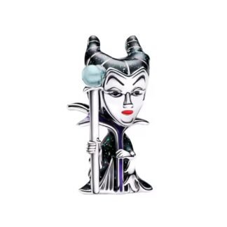 Silver Glow in the Dark Maleficent Snow White Disney Charm