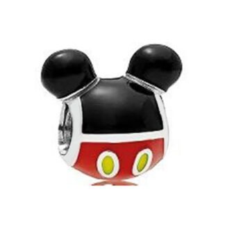 Silver Mickey Mouse Disney Bead Charm