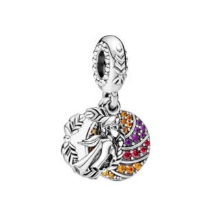 Silver Regal Colorful Background Anna Frozen Disney Charm